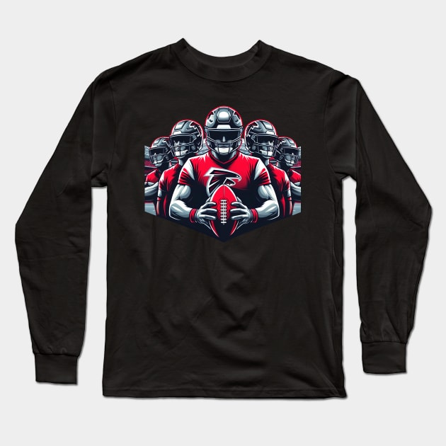 Atlanta Falcons 001 Long Sleeve T-Shirt by romancenemy